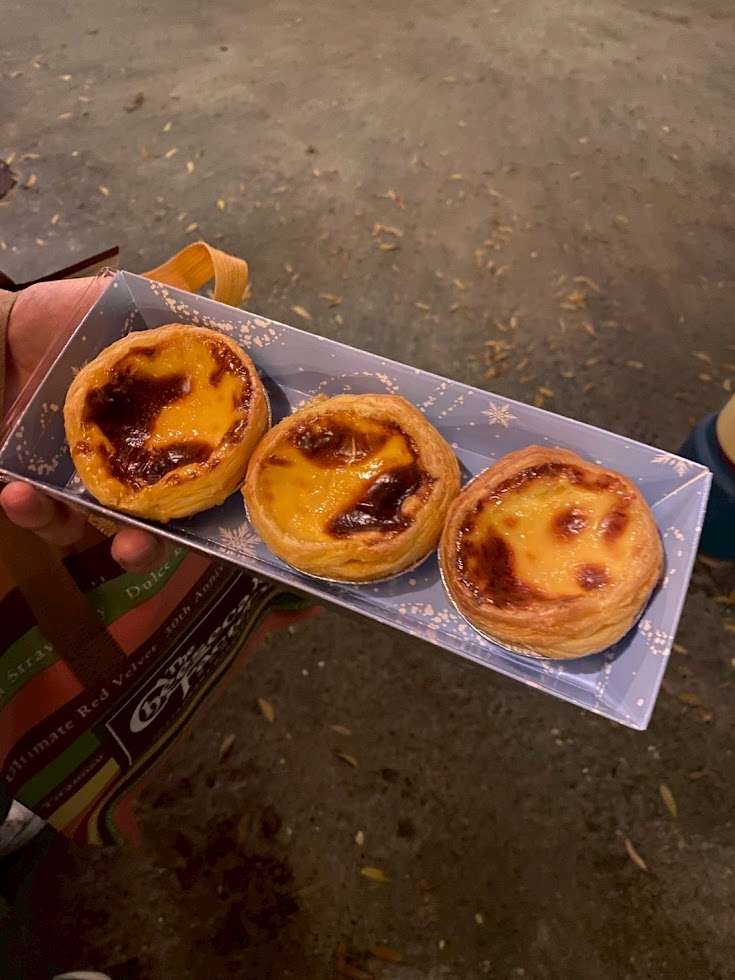 上海ディズニーで食べたエッグタルト