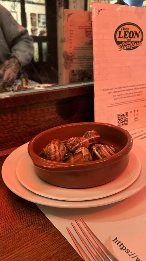 chez-leonで注文したエスカルゴ