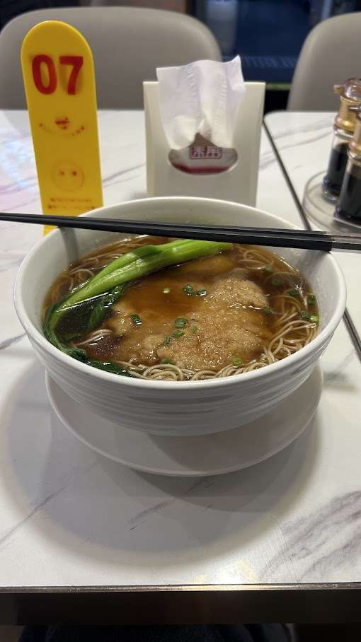 上海・浦東国際空港で食べた麵料理