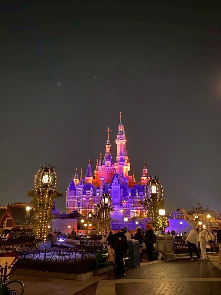 上海ディズニーの城