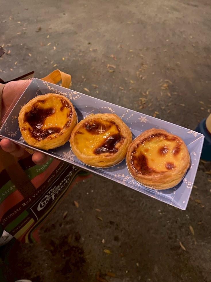 上海ディズニーで食べたエッグタルト