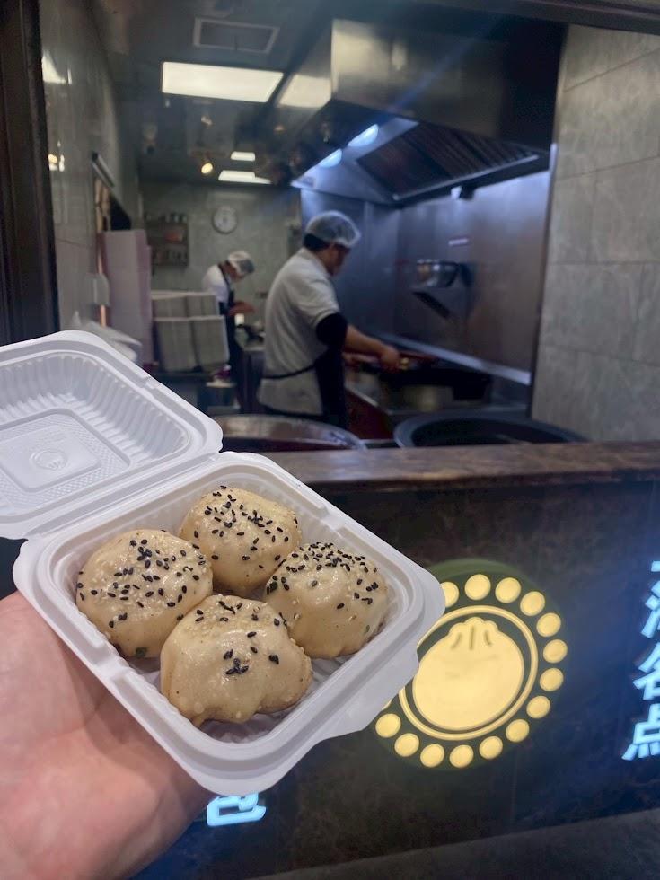 小楊生煎で食べた生煎