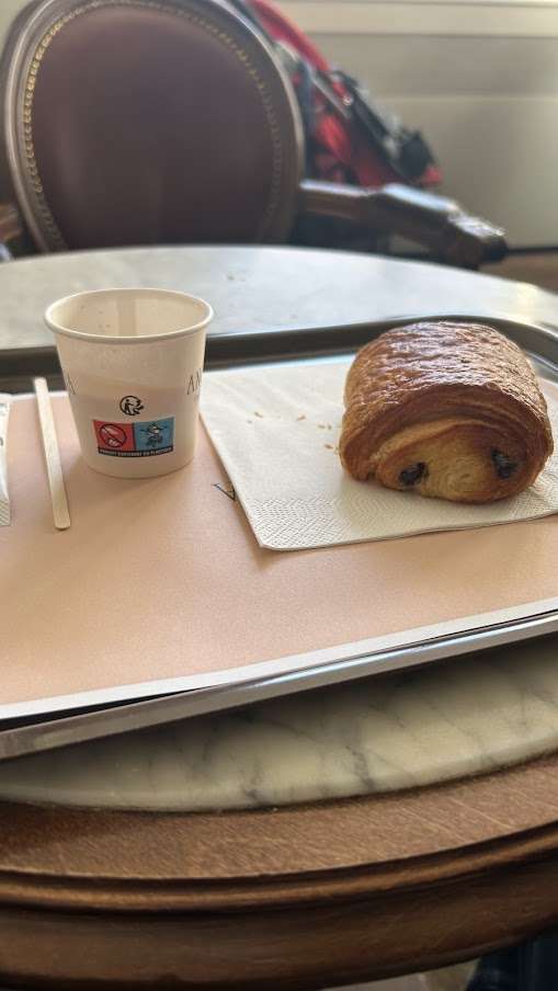 Breakfast at a Cafe in the Palace of Versailles