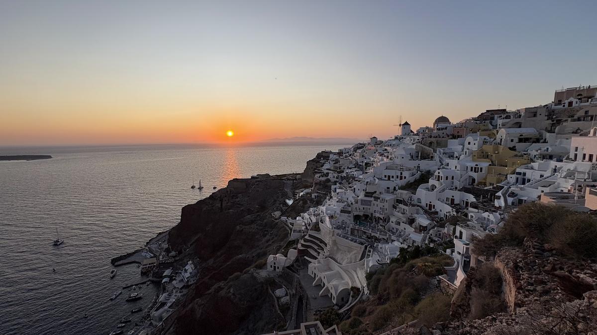 Oia Castle Sunset View 2