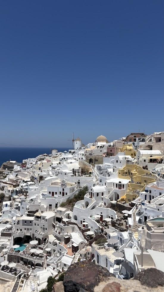 イア城跡からの景色