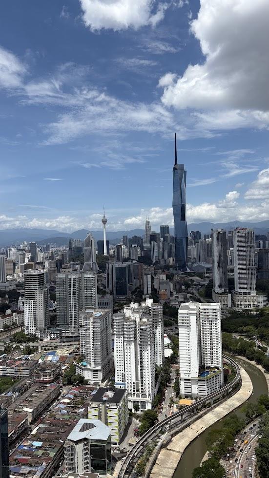 クアラルンプール中心部の歩きやすい街並み